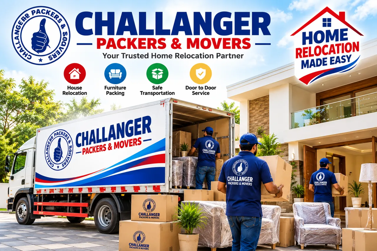 Challanger Packers & Movers house relocation – house relocation, furniture packing, transportation and door-to-door service